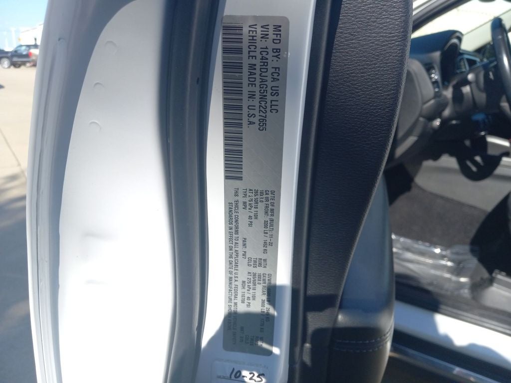 2022 Dodge Durango SXT