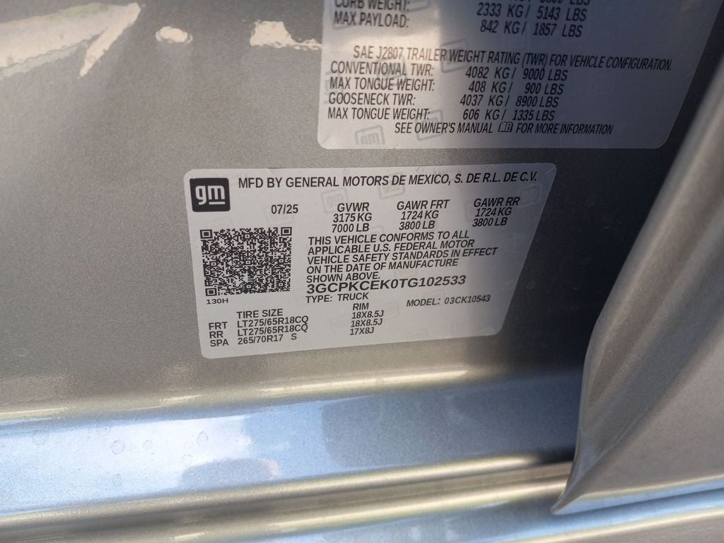 2026 Chevrolet Silverado 1500 Custom Trail Boss