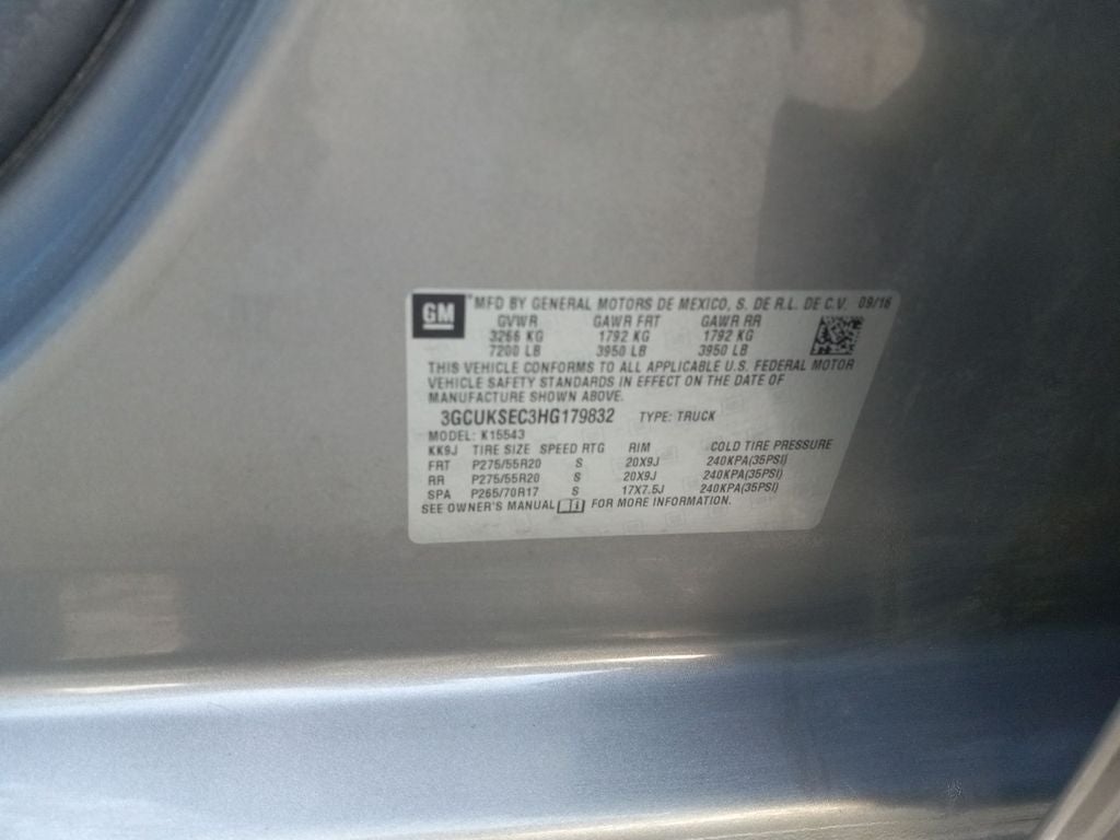 2017 Chevrolet Silverado 1500 LTZ