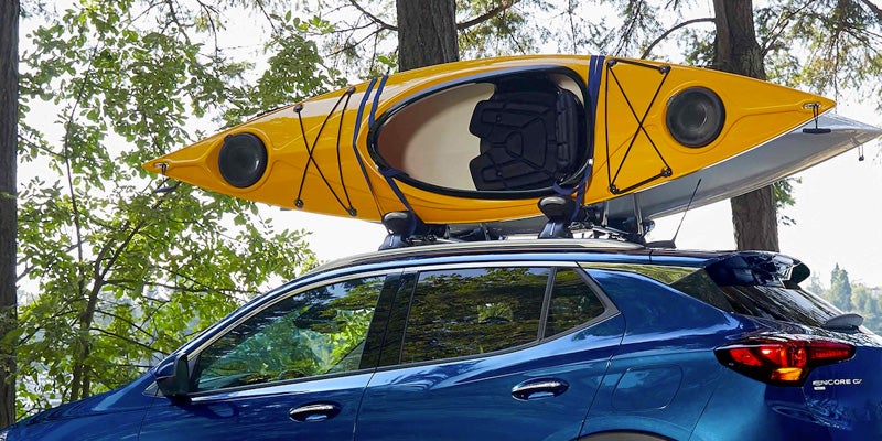 2023 Buick Encore GX with a Roof Mounted Carrier