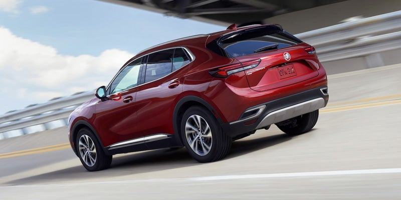 Chevy Envision moving down a highway