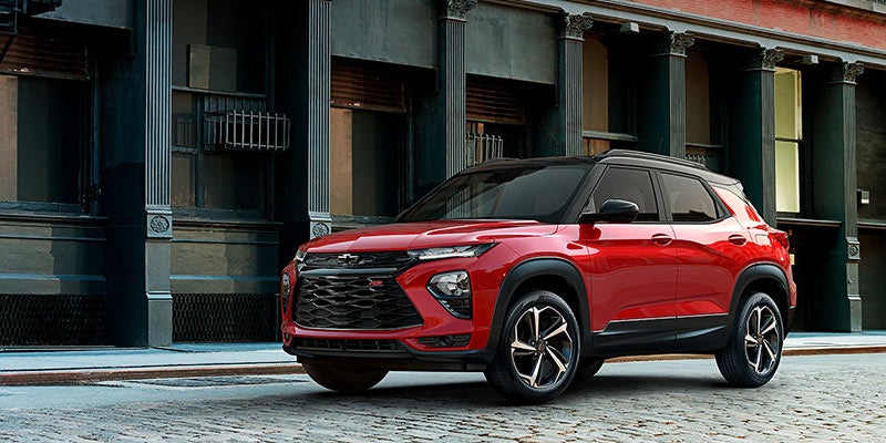 2023 Chevy Trailblazer Parked in the City