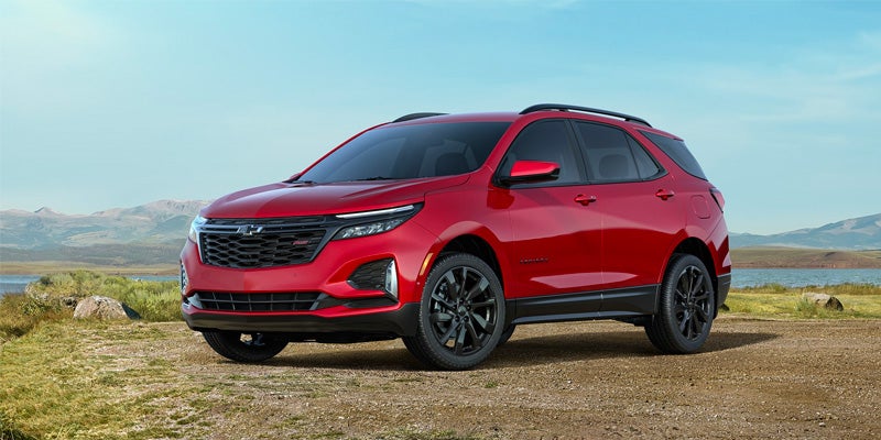 2023 Chevy Equinox parked in a field