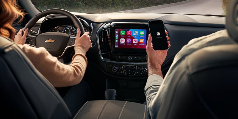 2023 Chevy Traverse Interior Photo Showcasing Dash Technology