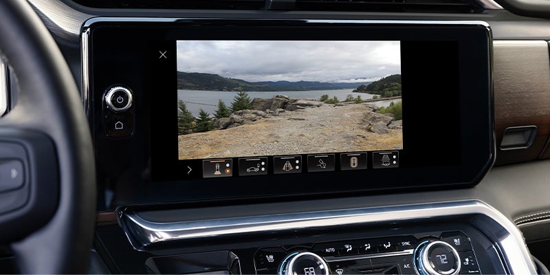 Interior of GMC Sierra 1500 Dashboard